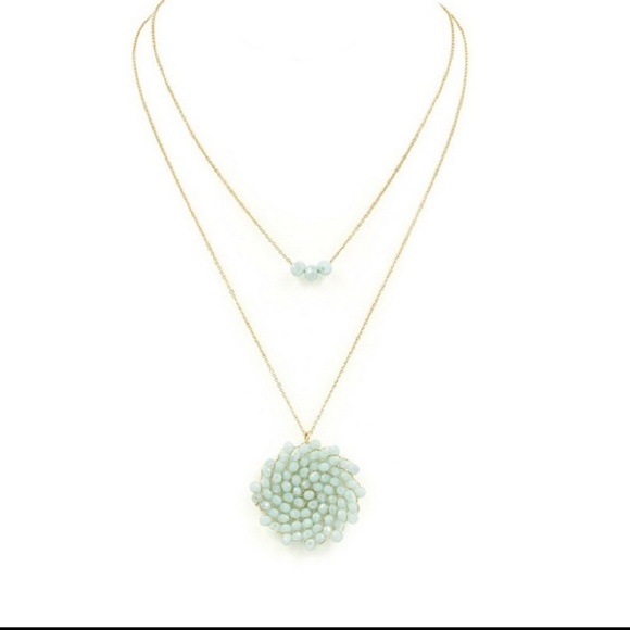 💗GORGEOUS MINT LAYERED NECKLACE!💗 - Picture 3 of 3